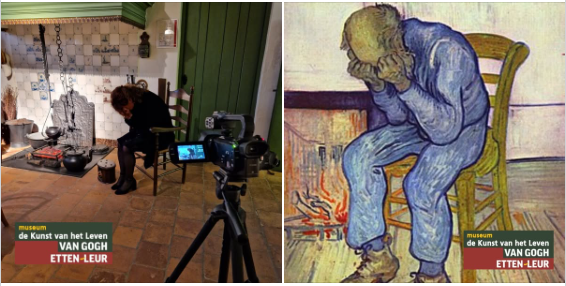 Recordings in the Sint Paulushofje Museum near the Van Gogh Church in Etten-Leur.